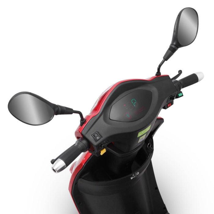 Triciclu Electric Fara Permis Volta VM4, 1000W, 25km/h, Autonomie Maxima 50km, Rosu [9]