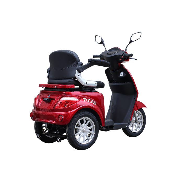 Triciclu electric RDB A-klass4, fara permis 25km/h, 1000W, Baterie 60V 20Ah, Rosu [2]