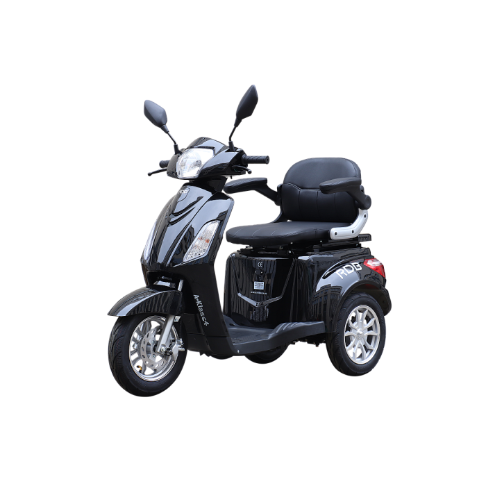 Triciclu electric RDB A-klass4, fara permis 25km/h, 1000W, Baterie 60V 20Ah, Albastru [10]