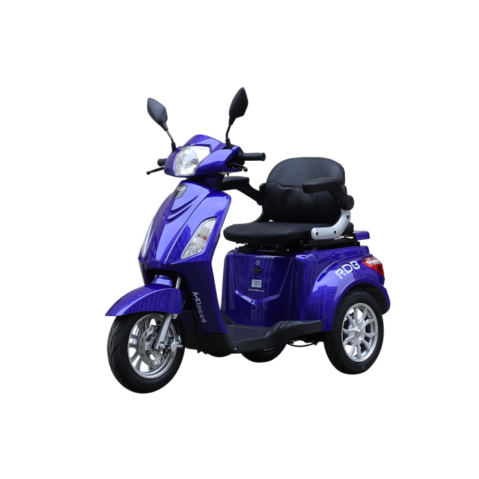 Triciclu electric RDB A-klass4, fara permis 25km/h, 1000W, Baterie 60V 20Ah, Negru [8]