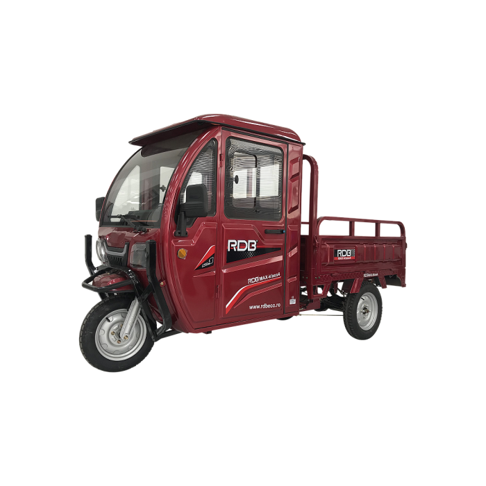 Triciclu electric, RDB MAX-Klass4, acoperis inchis, fara permis, 72V 32Ah, 4000W, 25km/h, Albastru [8]