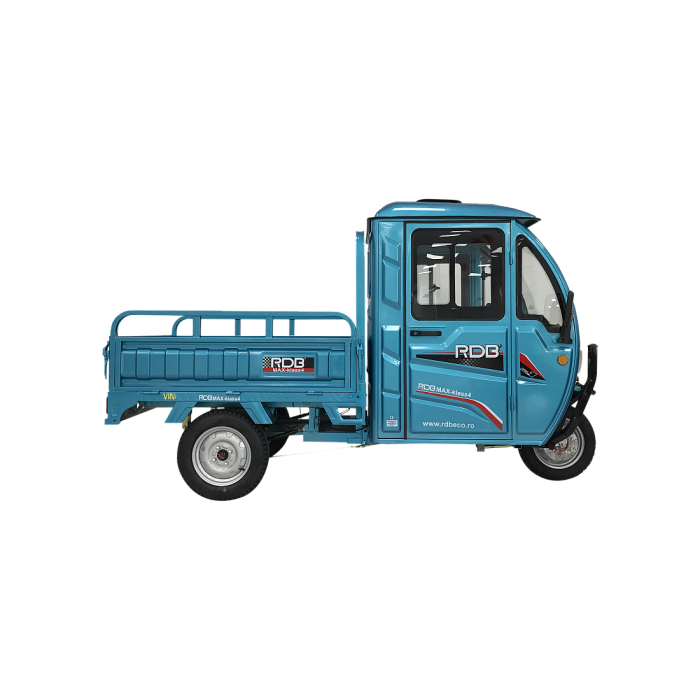 Triciclu electric, RDB MAX-Klass4, acoperis inchis, fara permis, 72V 32Ah, 4000W, 25km/h, Albastru [5]