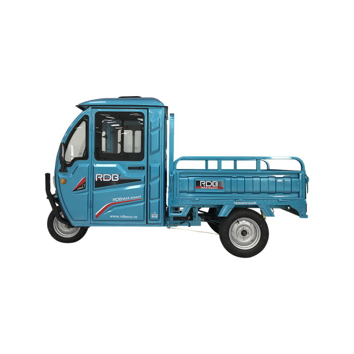 Triciclu electric, RDB MAX-Klass4, acoperis inchis, fara permis, 72V 32Ah, 4000W, 25km/h , Rosu [12]