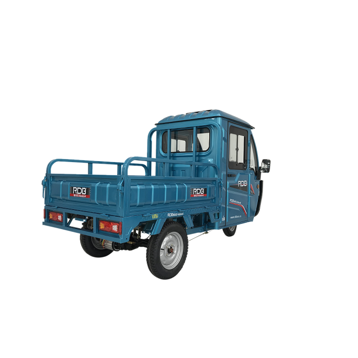 Triciclu electric, RDB MAX-Klass4, acoperis inchis, fara permis, 72V 32Ah, 4000W, 25km/h, Albastru [3]
