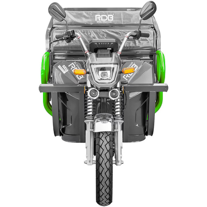 Triciclu electric RDB XL-Klass4,  4000W, 72V 45Ah, 25km/h, HIDRAULIC, Rosu [3]