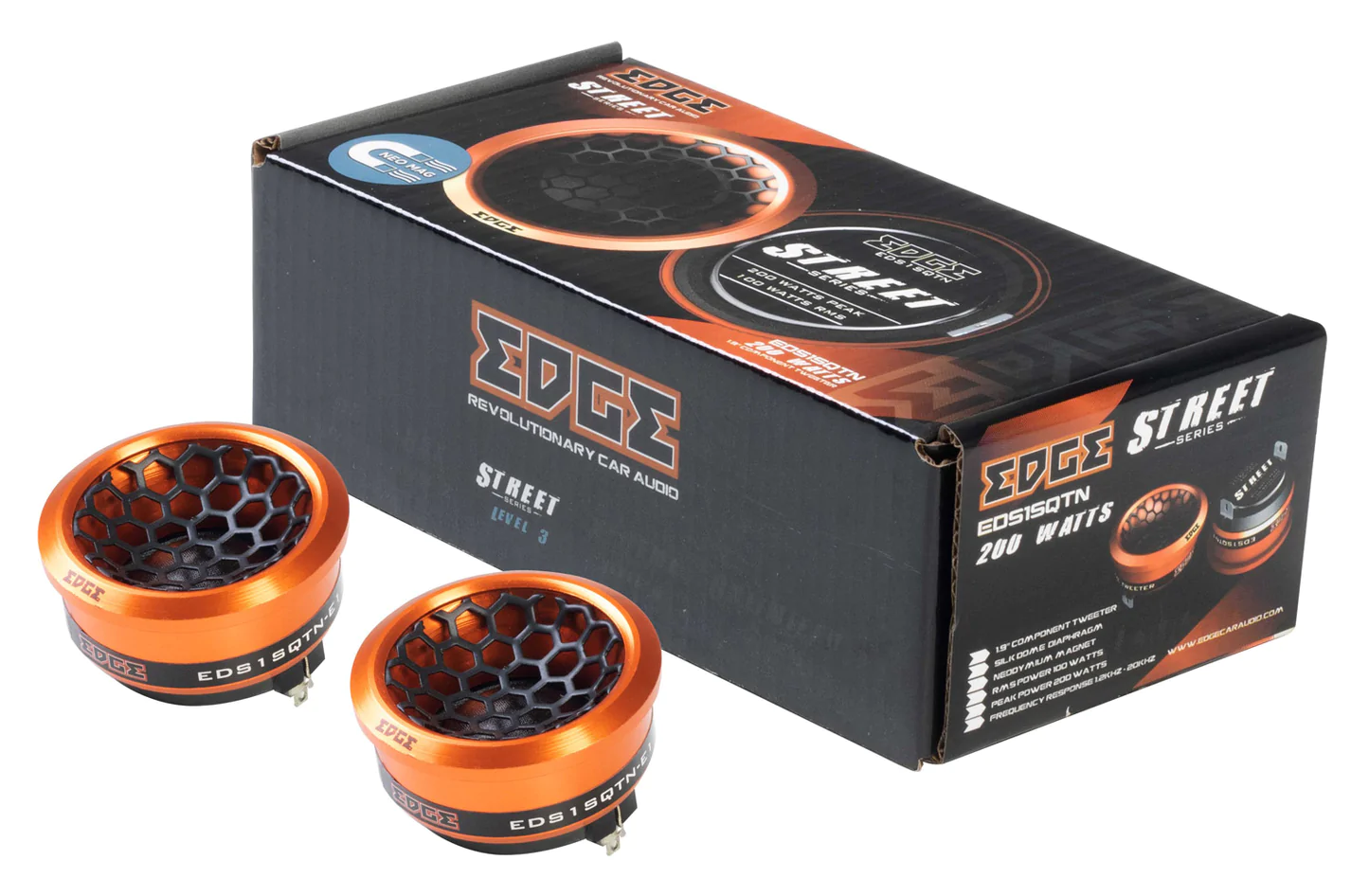 Tweetere auto EDGE EDS1SQTN-E1, 4.3 cm, 100W RMS [6]