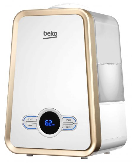 RESIGILAT Umidificator Beko ATH7120, capacitate 3 l, tehnologie Ultrasonic, 250 ml/h, alb/auriu [2]