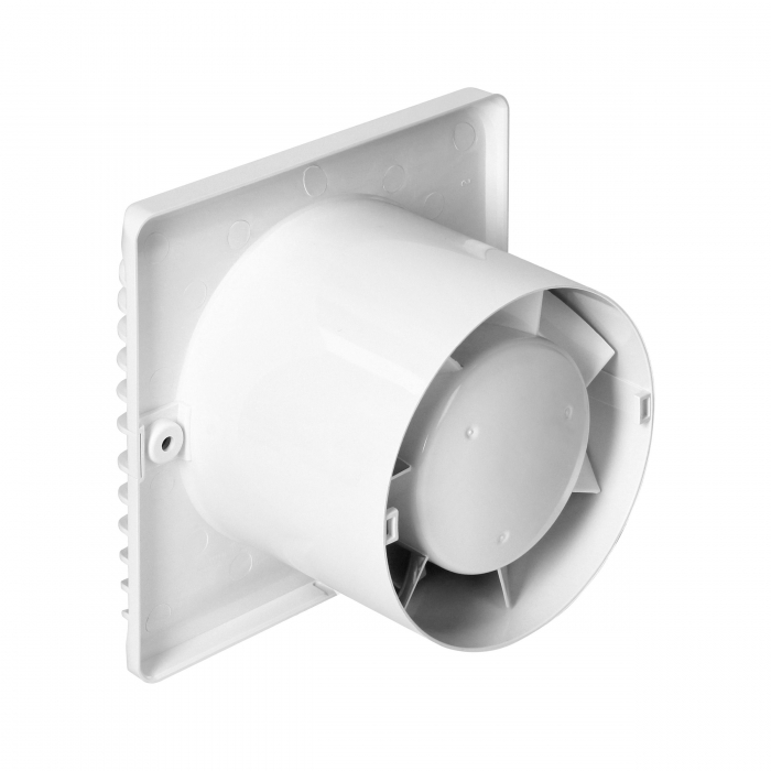 Ventilator baie ORNO OR-WL-3200/100/S, 8 W, 93 m³/h, 2400 rpm, 100 mm, montare in perete, silentios, alb [4]