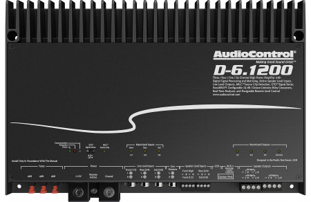 Amplificator auto AudioControl D-6.1200, 6 canale cu DSP integrat, 1200W RMS [3]