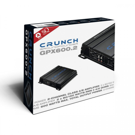 Amplificator auto Crunch GPX600.2, 2 canale, 300W RMS [2]