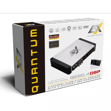 Amplificator auto  ESX Quantum QE80.4DSP, 4 canale, DSP, 500W RMS [2]