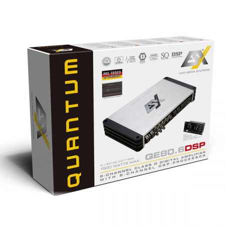 Amplificator auto ESX Quantum QE80.6DSP, 6 canale, DSP, 750W RMS [4]