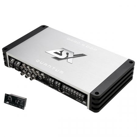 Amplificatoare auto - Amplificator auto ESX Quantum QE80.6DSP, 6 canale, DSP, 750W RMS