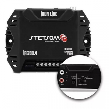 Amplificator auto Stetsom IR 280.4 - 2, 4 canale, 280W RMS [2]