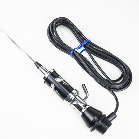 Antena CB LEMM EAGLE AT 1000, lungime 165 cm, castig 3dB, 26.5-27.5 MHz, 600W, cablu RG58 4m [3]