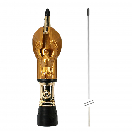 Antene statii CB - Antena CB LEMM GOLDEN EAGLE AT666, lungime 200 cm, castig 7dB, 26-28MHz, 2500W, montura PL259