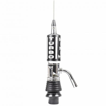 Antena CB LEMM MiniTurbo AT-1002, lungime 110 cm, castig 2dB, 26.5-27.5Mhz, 200W, cablu RG58 4m [1]
