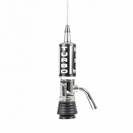 Antene statii CB - Antena CB LEMM MiniTurbo AT-1002 PL, lungime 110 cm, castig 2dB, 26.5-27.5Mhz, 200W, fara cablu