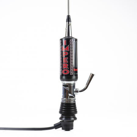Antene statii CB - Antena CB LEMM TURBO IMPERO, Black, lungime 200 cm, castig 7dB, 26.5-28Mhz, 2500W, cablu RG58 4m