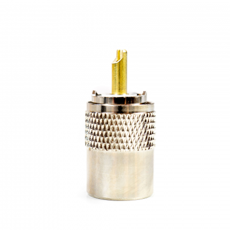 Antena CB LEMM TURBOSTAR 3001, Gold, 2000W, 26.5-28MHz, 200 cm, cu cablu RG58 4 m si mufa PL259 [6]