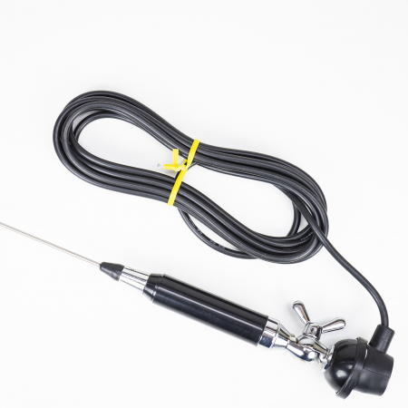 Antena CB LEMM Z2000-AT 1500, lungime 167 cm, castig 3dB, 26.5-28.0 MHz, 300W, cablu RG58 4 m [3]