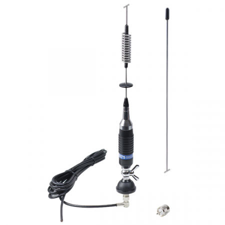 Antene statii CB - Antena CB PNI S75, lungime 75 cm, montura cu cablu si mufa PL