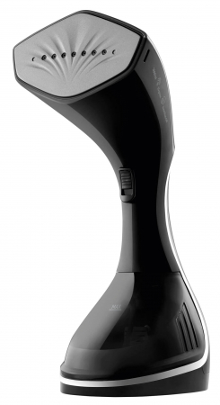 RESIGILATE - RESIGILAT Aparat de calcat vertical cu aburi Beko STM4116B, 1600 W, 25 g/min, 230 l, talpa ceramica, negru