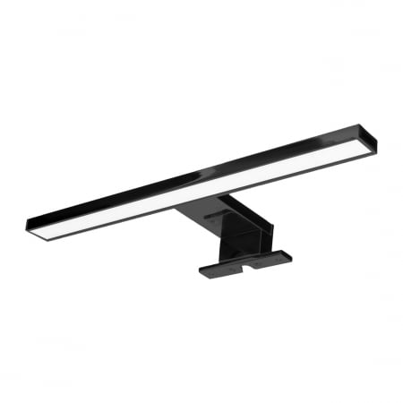 Aplice si plafoniere - Aplica ADVITI NORTES AD-OM-6104L4/B, oglinda/mobila, LED SMD, 5W, 320lm, 4000K, IP44, lungime 30 cm, aluminiu