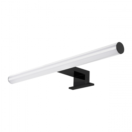Aplice si plafoniere - Aplica ADVITI PEEGEL AD-OM-6122L4/B, oglinda/mobila, LED SMD, 9W, 810lm, 4000K, IP44, lungime 60 cm, negru