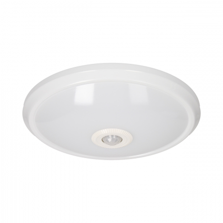 Aplice si plafoniere - Aplica ADVITI ZONDA AD-PL-6076WLPMR4, LED SMD, 16W, 1100lm, IP20, 4000K, senzor de miscare 360 grade incorporat, alb