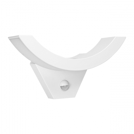Aplice si plafoniere - Aplica de gradina ADVITI SPINEL AD-OP-6119WLPMR4, 10W, LED SMD, senzor de miscare si crepuscular, detectie 140Â°, 800lm, IP54, IK10, 4000K, alb