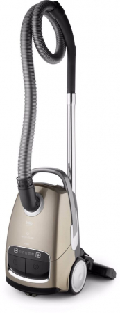 RESIGILATE - RESIGILAT Aspirator cu sac Beko VCC6480T, 800 W, capacitate 3.5 l, filtru Hepa 13, maro