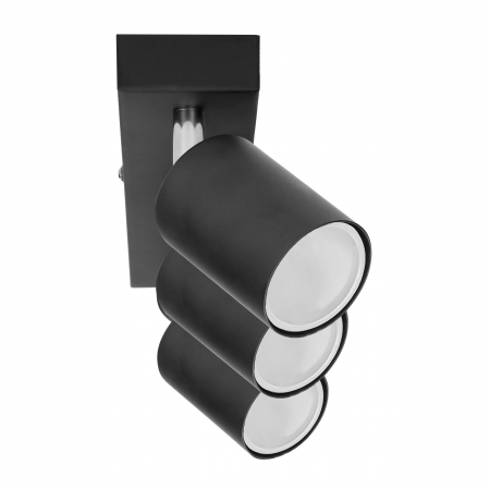 Bara spot ADVITI DOA SP3 AD-OP-6195BGU10, 3x50W, GU10, IP20, reglare directie lumina, instalare tavan/perete, negru [2]