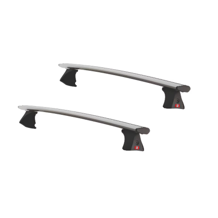 Bare transversale - Bare transversale pentru Volkswagen Tiguan generatia 2 (AD1), model 2016 - prezent, Fabbri Viva 12 ALU, sistem cu prindere pe plafon normal, aluminiu, argintiu