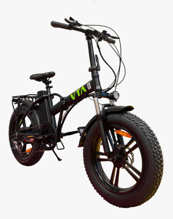 Biciclete Electrice - Bicicleta Electrica Pliabila Volta VB3, 250W, 25km/h, Shimano, Autonomie Maxima 30-110km, Neagra