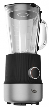 RESIGILAT Blender Beko TBN81808BX, 800 W, capacitate 1.5 l, 6 trepte, functie Pulse, 4 functii, 4 cutite, negru / Inox [1]