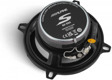 Boxe auto coaxiale Alpine S2-S50, 55W RMS, 13 cm, 2 cai, set 2 difuzoare [4]