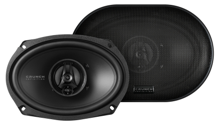 Subwoofere & boxe auto - Boxe auto coaxiale Crunch DSX6930, 125W RMS, 15x23 cm, 3 cai, set 2 difuzoare