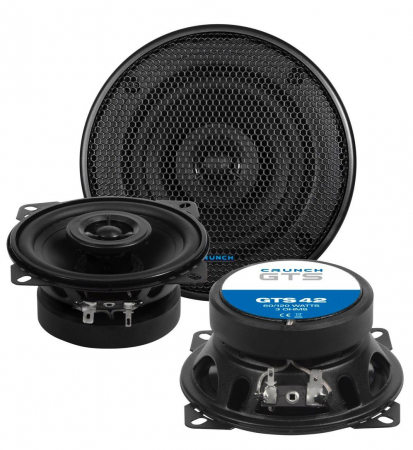 Boxe auto - Boxe auto coaxiale Crunch GTS42, 60W RMS, 10 cm, 2 cai, set 2 difuzoare