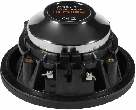 Boxe auto coaxiale Musway CSB42X, 60W RMS, 10 cm, 2 cai, set 2 difuzoare, compatibil BMW modele E / F / G [5]