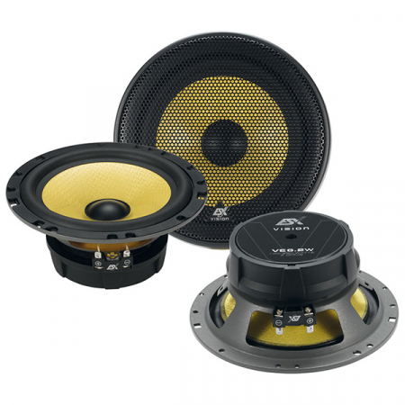 Boxe auto - Boxe auto coaxiale ESX Vision VE6.2W, 125W RMS, 16.5 cm, 1 cale, set 2 difuzoare