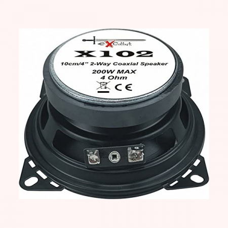 Boxe auto coaxiale Excalibur X102, 40W RMS, 10 cm, 2 cai, set 2 difuzoare [2]