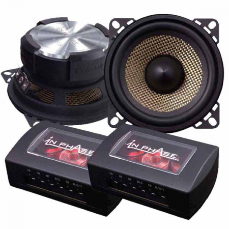 Boxe auto - Boxe auto coaxiale In phAse XTC 4cx, 40W RMS, 10 cm, 1 cale, set 2 difuzoare