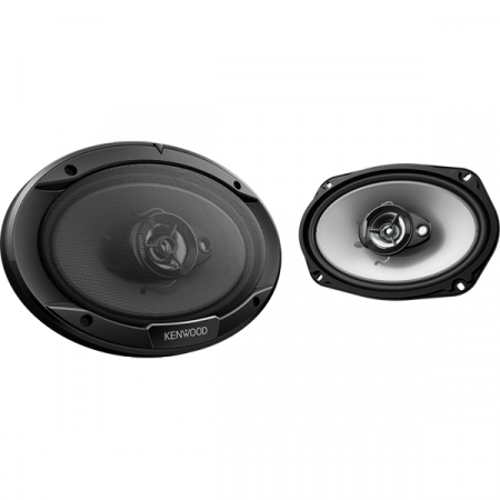 Boxe auto - Boxe auto coaxiale Kenwood KFC-S6966, 45W RMS, 15x23 cm, 3 cai, set 2 difuzoare