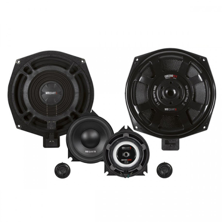 Boxe auto - Boxe auto coaxiale MB Quart QM-200C BMW V2, 180W RMS, 20 cm, 3 cai, sistem complet, dedicat BMW E si F