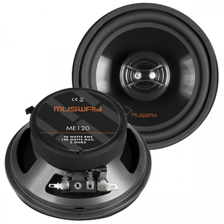Boxe auto - Boxe auto coaxiale Musway ME120, 70W RMS, 12 cm, 2 cai, set 2 difuzoare