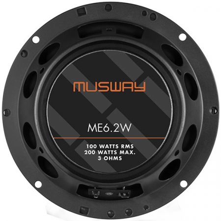 Boxe auto coaxiale Musway ME6.2W, 100W RMS, 16.5 cm, 1 cale, set 2 difuzoare [2]