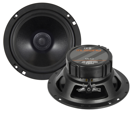 Boxe auto - Boxe auto coaxiale Musway ML62, 100W RMS, 16.5 cm, 2 cai, set 2 difuzoare