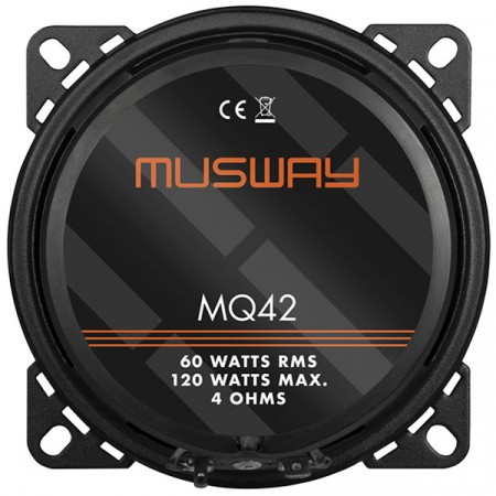 Boxe auto coaxiale Musway MQ42, 60W RMS, 10 cm, 2 cai, set 2 difuzoare [5]