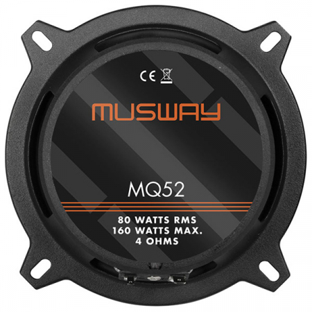 Boxe auto coaxiale Musway MQ52, 80W RMS, 13 cm, 2 cai, set 2 difuzoare [5]